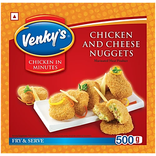 Chicken Cheese and Nuggets 500 gms